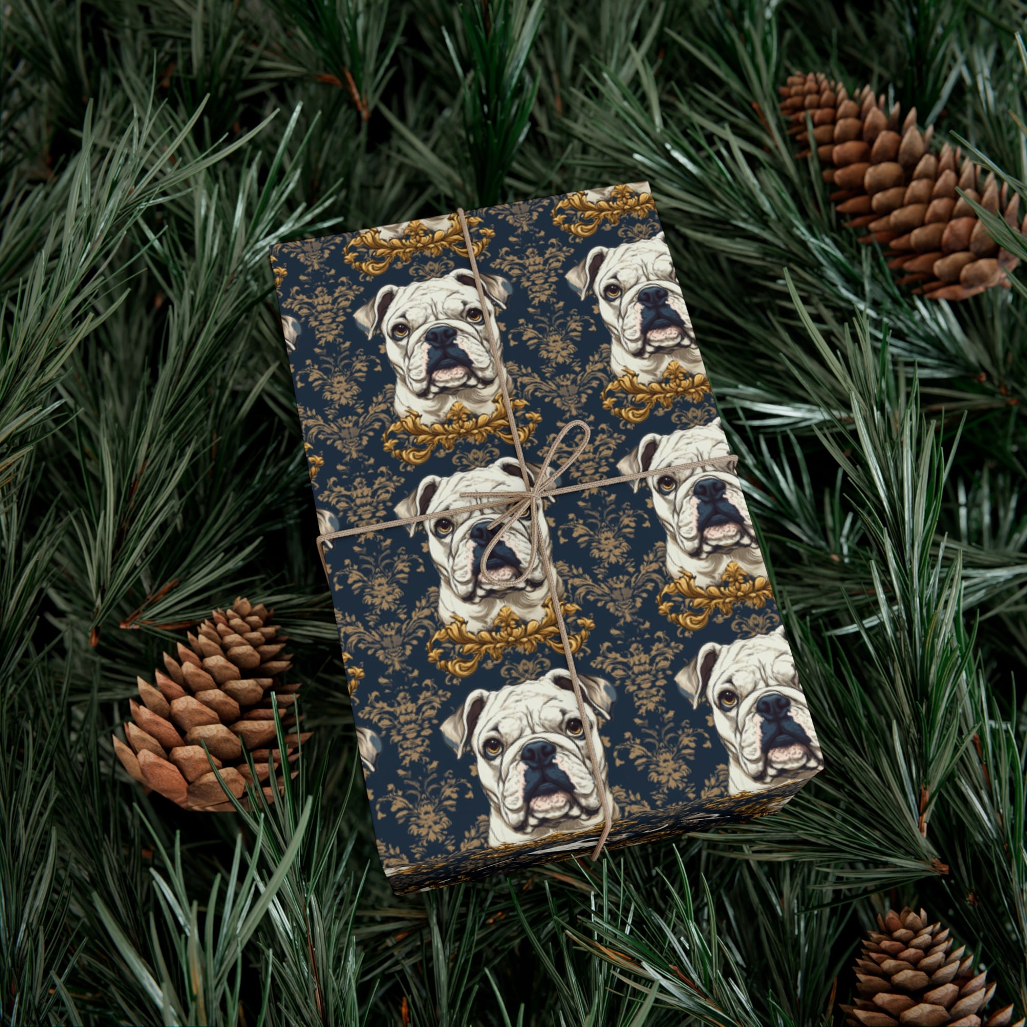 Wildwood Wanderlust Bulldog Gift Wrap Papers