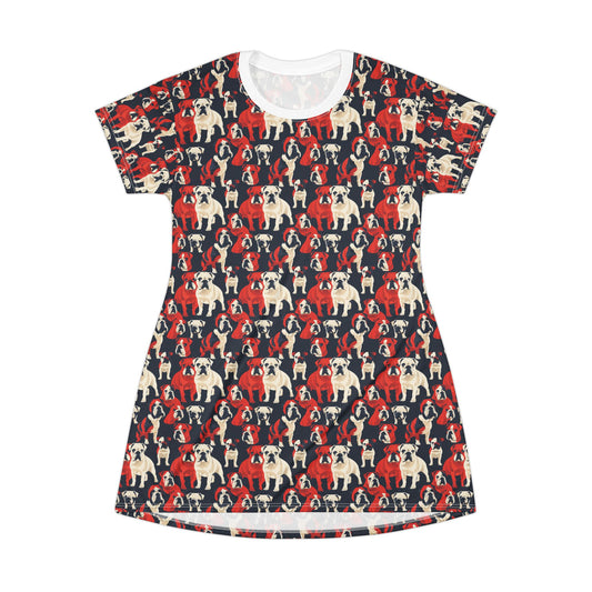 Bulldoggy Bliss Chomper T-Shirt Dress