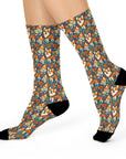 Corgi Carnival Couture Cushioned Crew Socks