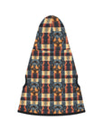 Pawsome Rottweiler Royalty Plaid Pet Hoodie