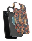 Floral Pawsome Dachsund Delight Magnetic Tough Cases