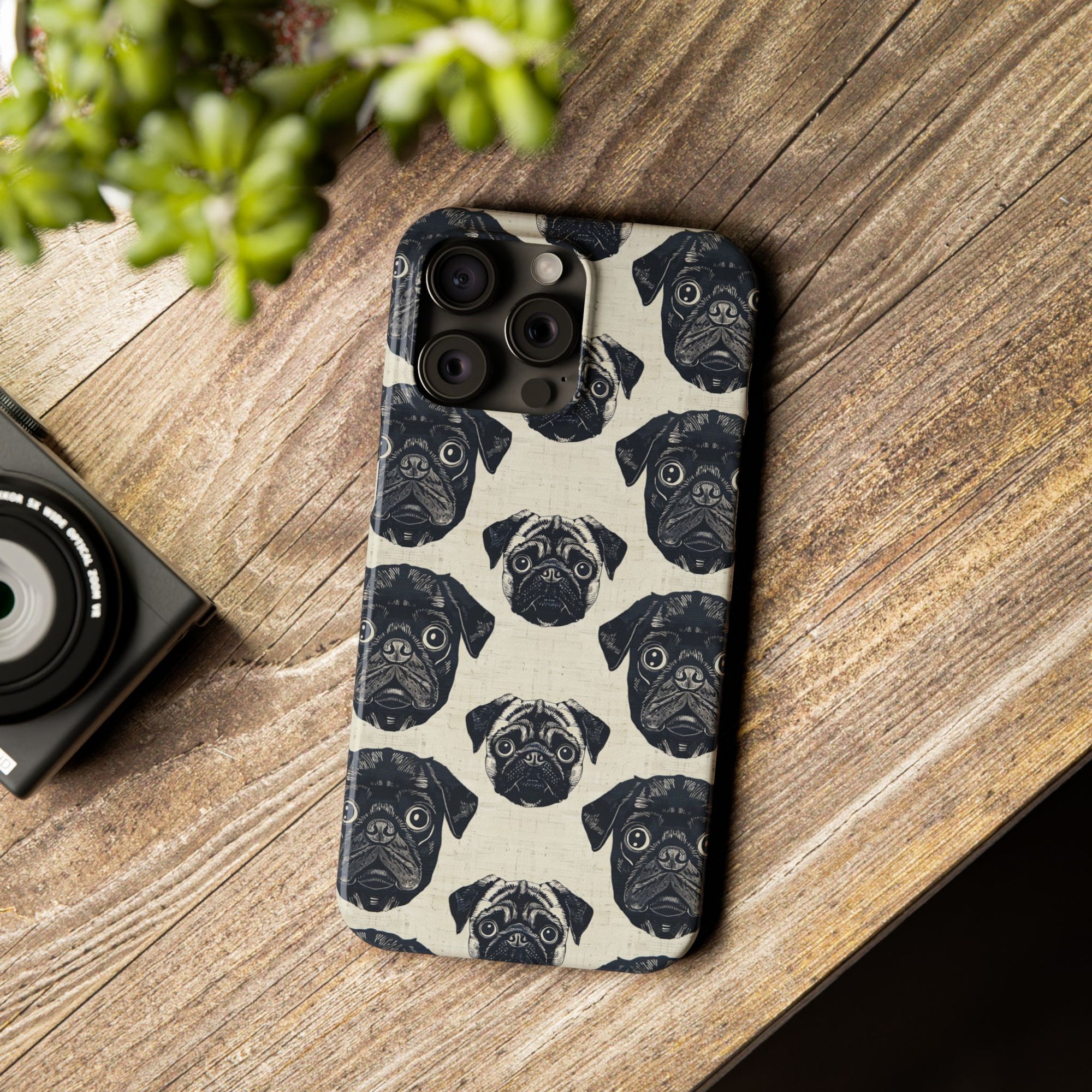 Pugalicious Enchantment Slim Phone Cases