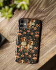 Beagle Blossom Bonanza Slim Phone Cases