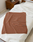Impressionistic German Shepherds Velveteen Plush Blanket