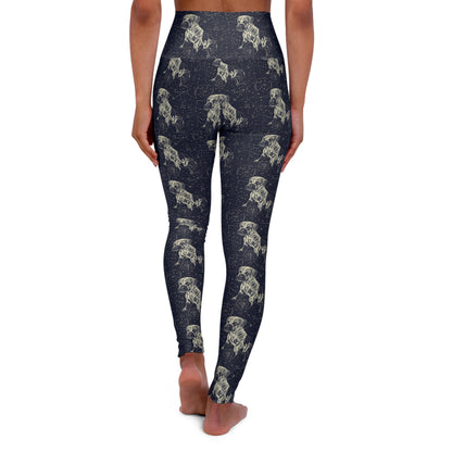 Celestial Boxer Bliss High Waisted Yoga Leggings