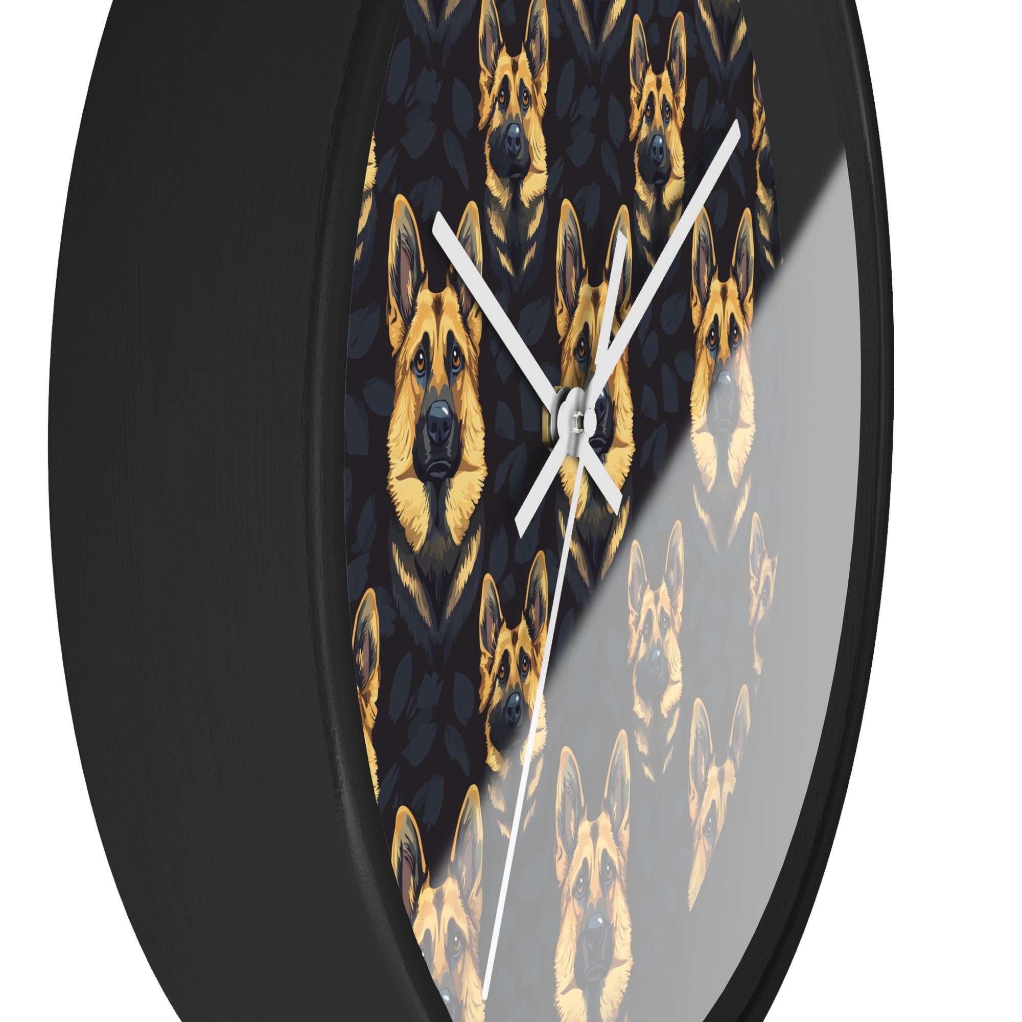 Majestic Hound Couture: German Shepherd LuxeBlend Wall Clock