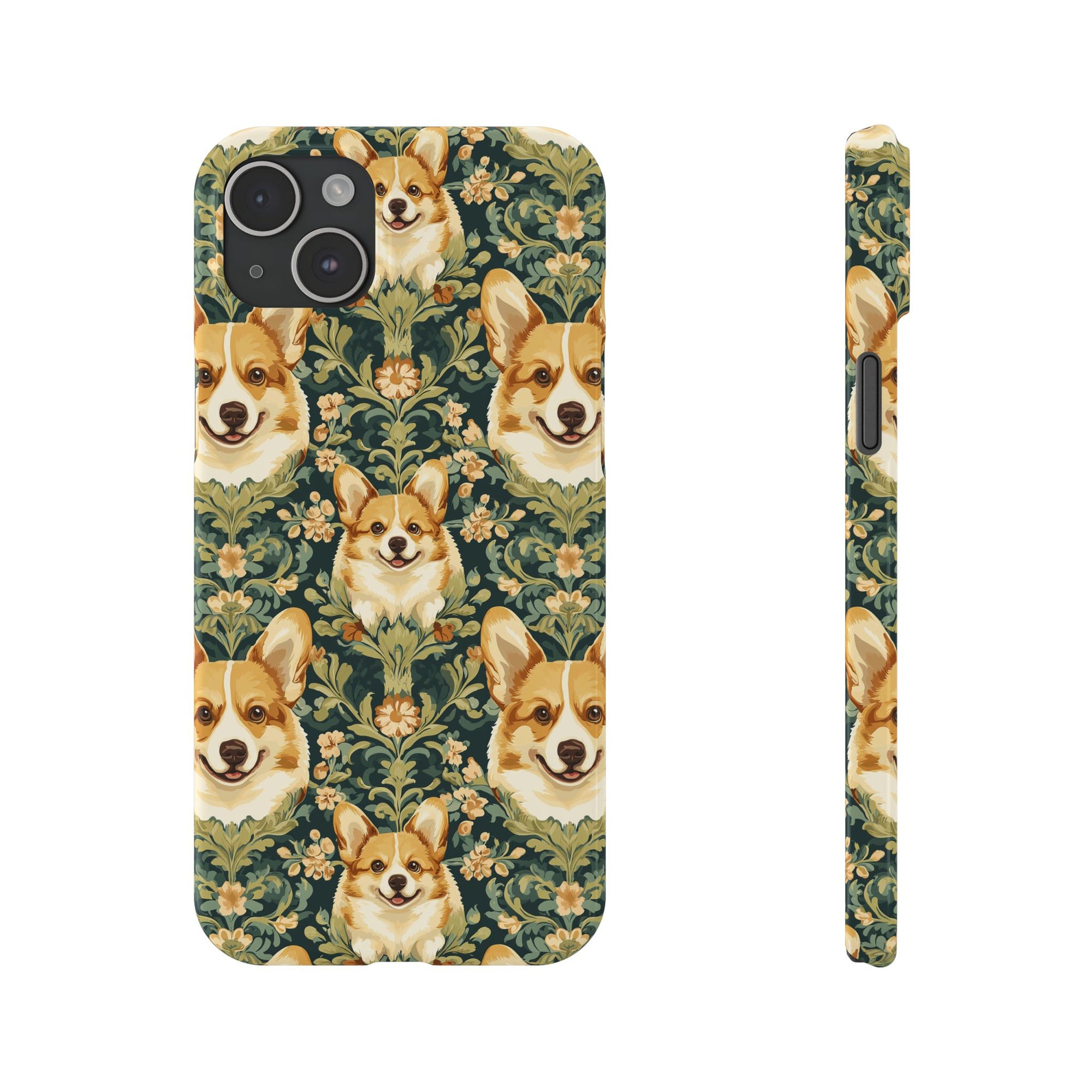 Corgi Charmz Slim Phone Cases