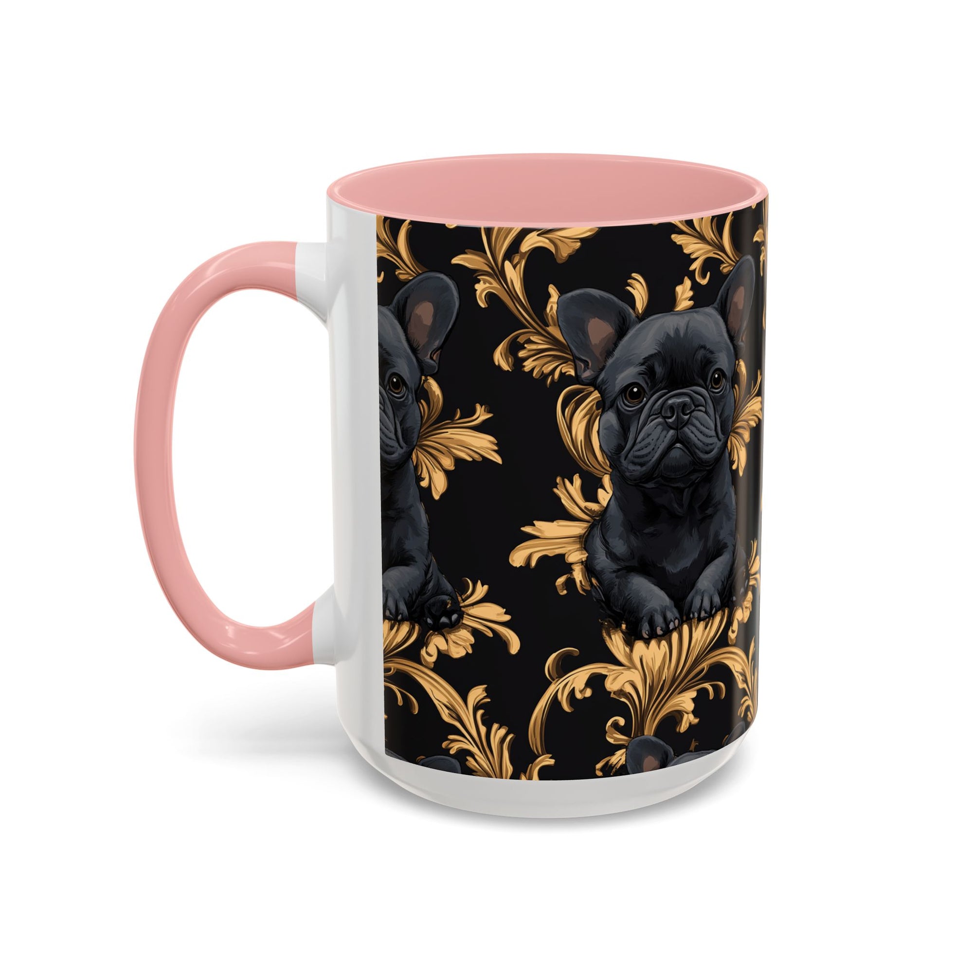 Regal Frenchie Noir Elegance Accent Coffee Mug