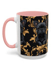 Regal Frenchie Noir Elegance Accent Coffee Mug