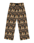 Beagle Blossom Bonanza Women's Pajama Pants