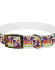 Glitchy Bulldog Blitz Dog Collar