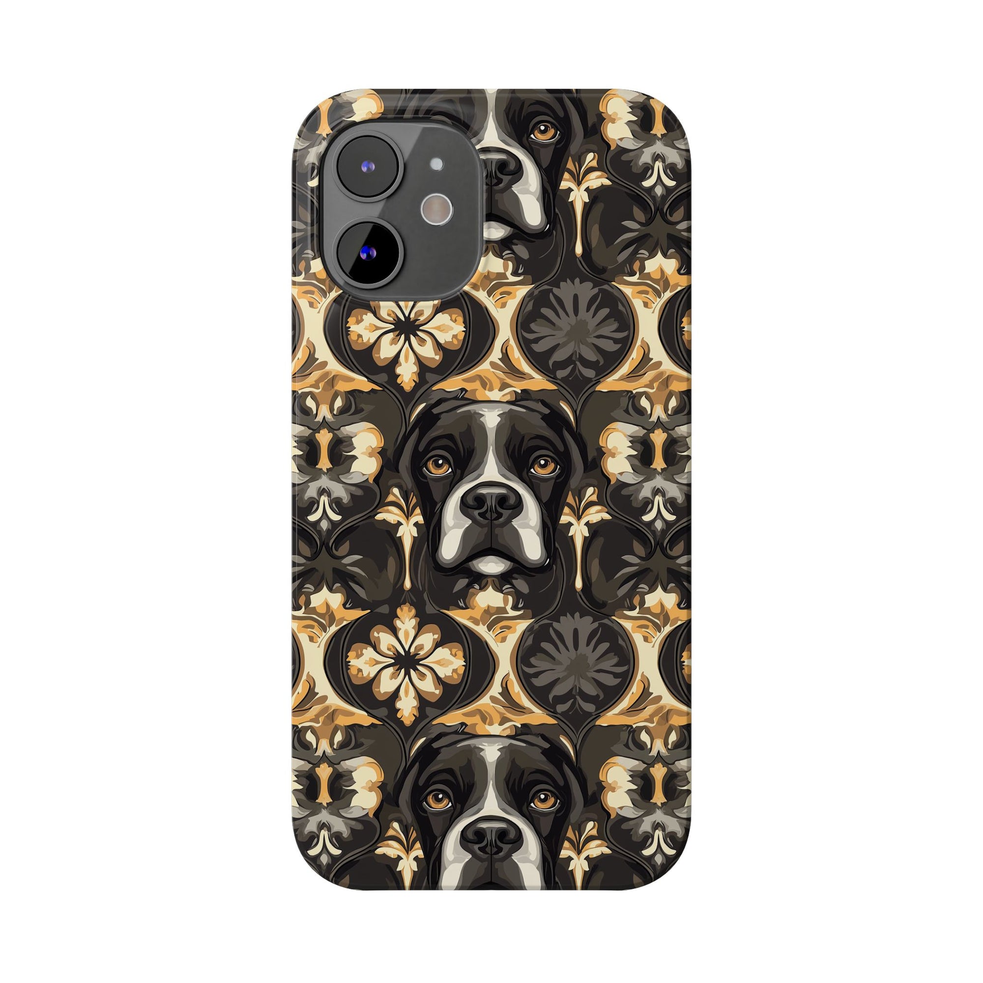 Manor Pup Boxer Royale Slim Phone Cases