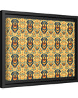 Royal Rottie Regalia Matte Canvas, Framed