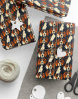 Beagle Glimmer Gaze Glamour Wrapping Paper