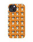 Boxer Blissful Chic Canine Slim Phone Cases