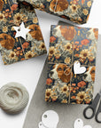 Beagle Blossoms Gift Wrap Papers