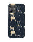 Frenchie Celestial Soar Slim Phone Cases