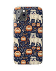 Bulldog Blossom Bonanza Slim Phone Cases