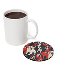 Bulldoggy Bliss Chomper Cork Back Coaster