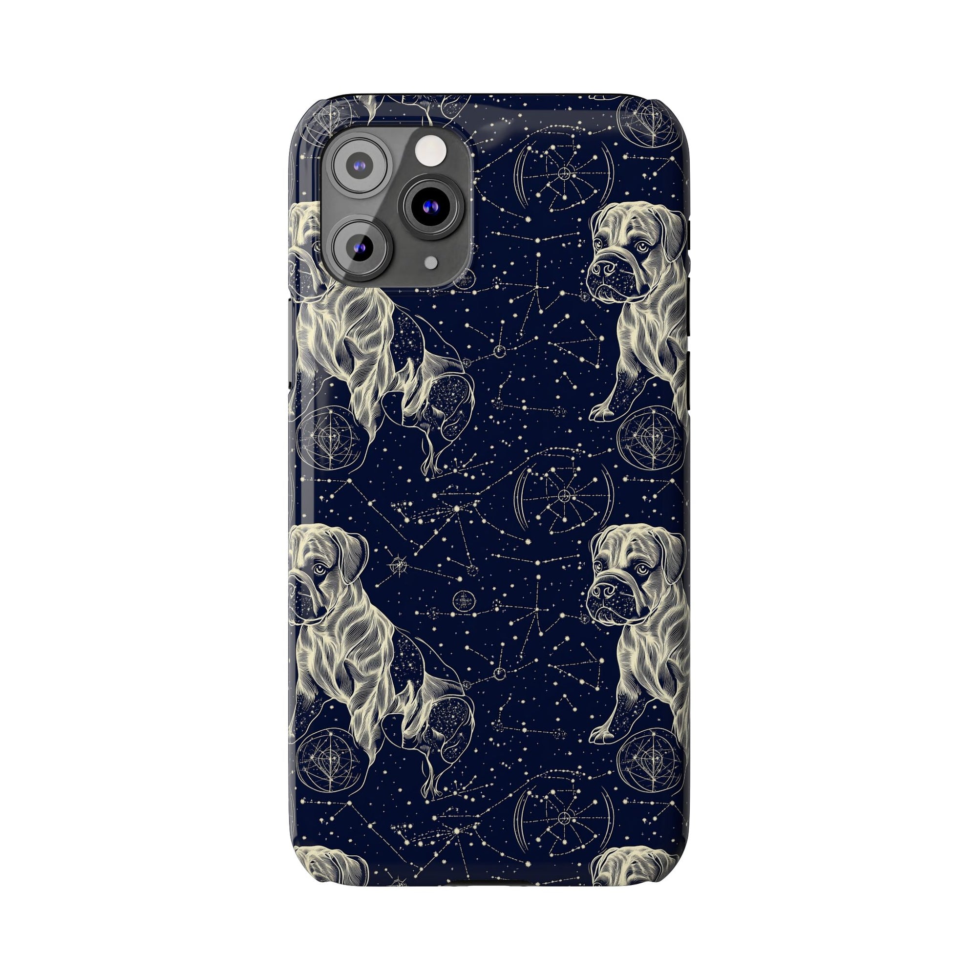 Celestial Boxer Bliss Slim Phone Cases