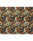 Beagle Blossoms Cutting Board