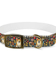 Corgi Rainbow Vine Dream Dog Collar