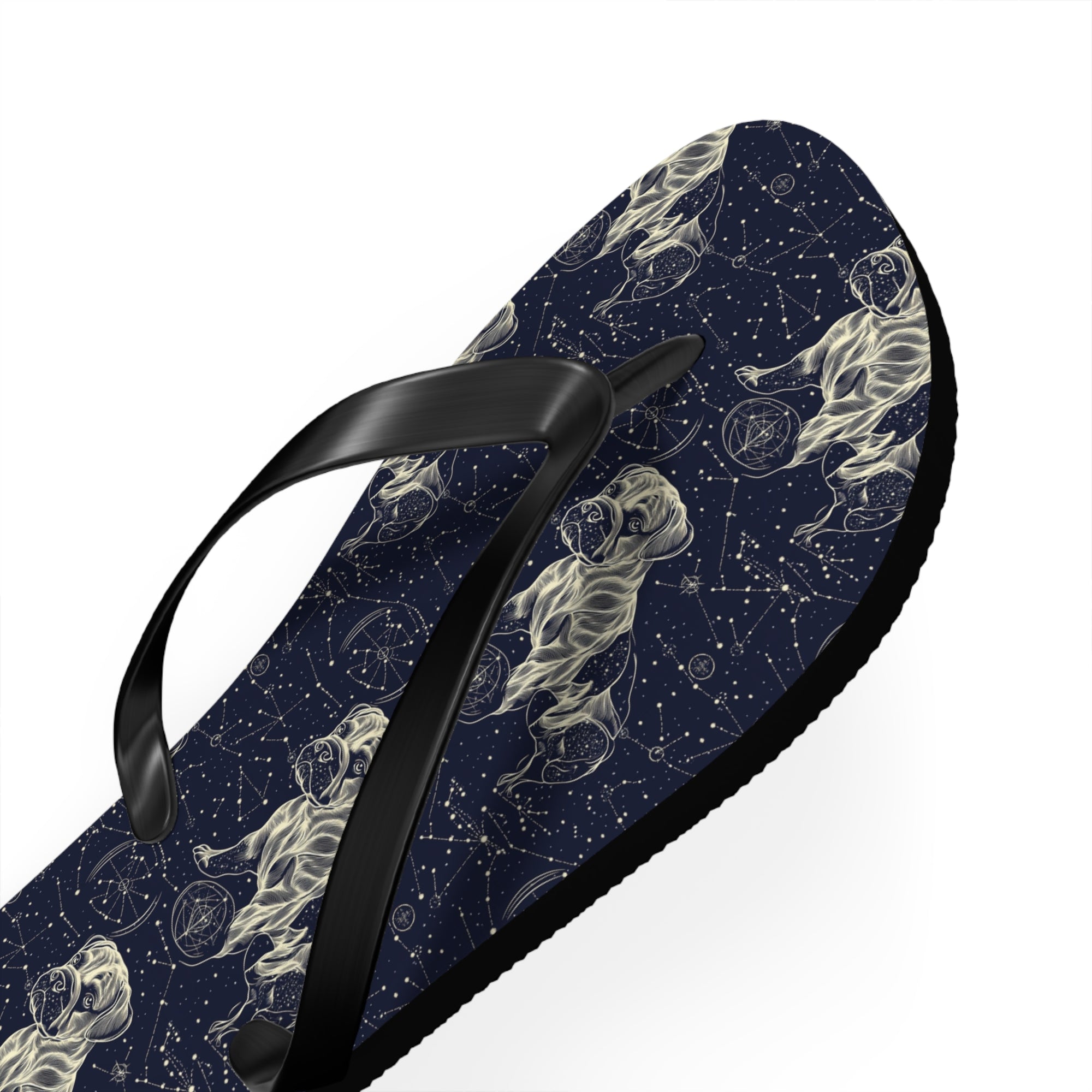 Celestial Boxer Bliss Flip Flops