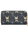 Frenchie Celestial Soar Zipper Wallet