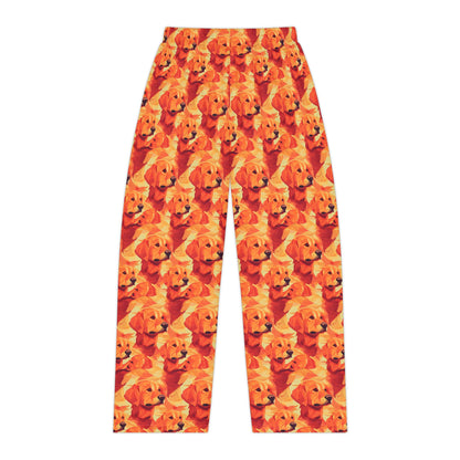 Golden Glamour Paws Women's Pajama Pants