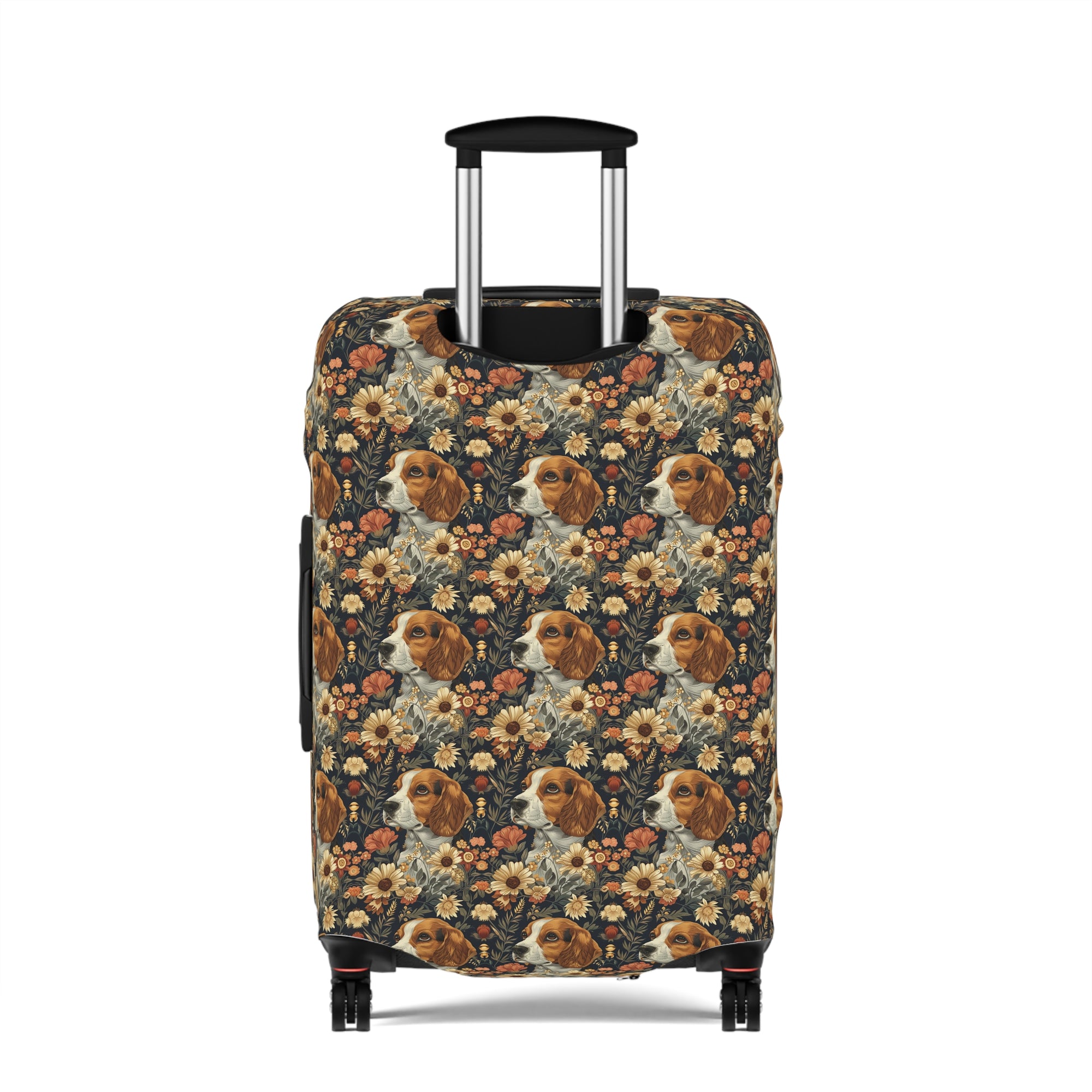 Beagle Blossoms Luggage Cover