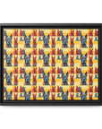 Dane-tastic Marvelous Mutt Mode Matte Canvas, Framed