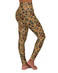 Autumnal German Shepherd Glamour High Waisted Yoga Leggings