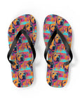 Rustic Charm Labrador Chic Flip Flops