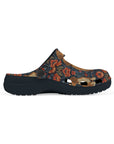 Floral Pawsome Dachsund Delight Kid's Foam Clogs