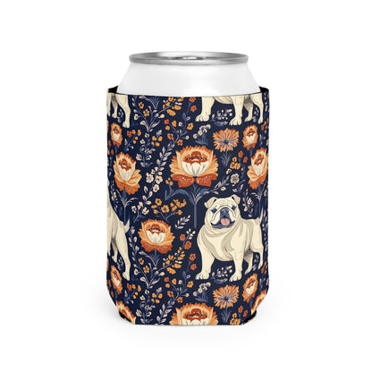 Bulldog Blossom Bonanza Can Cooler Sleeve