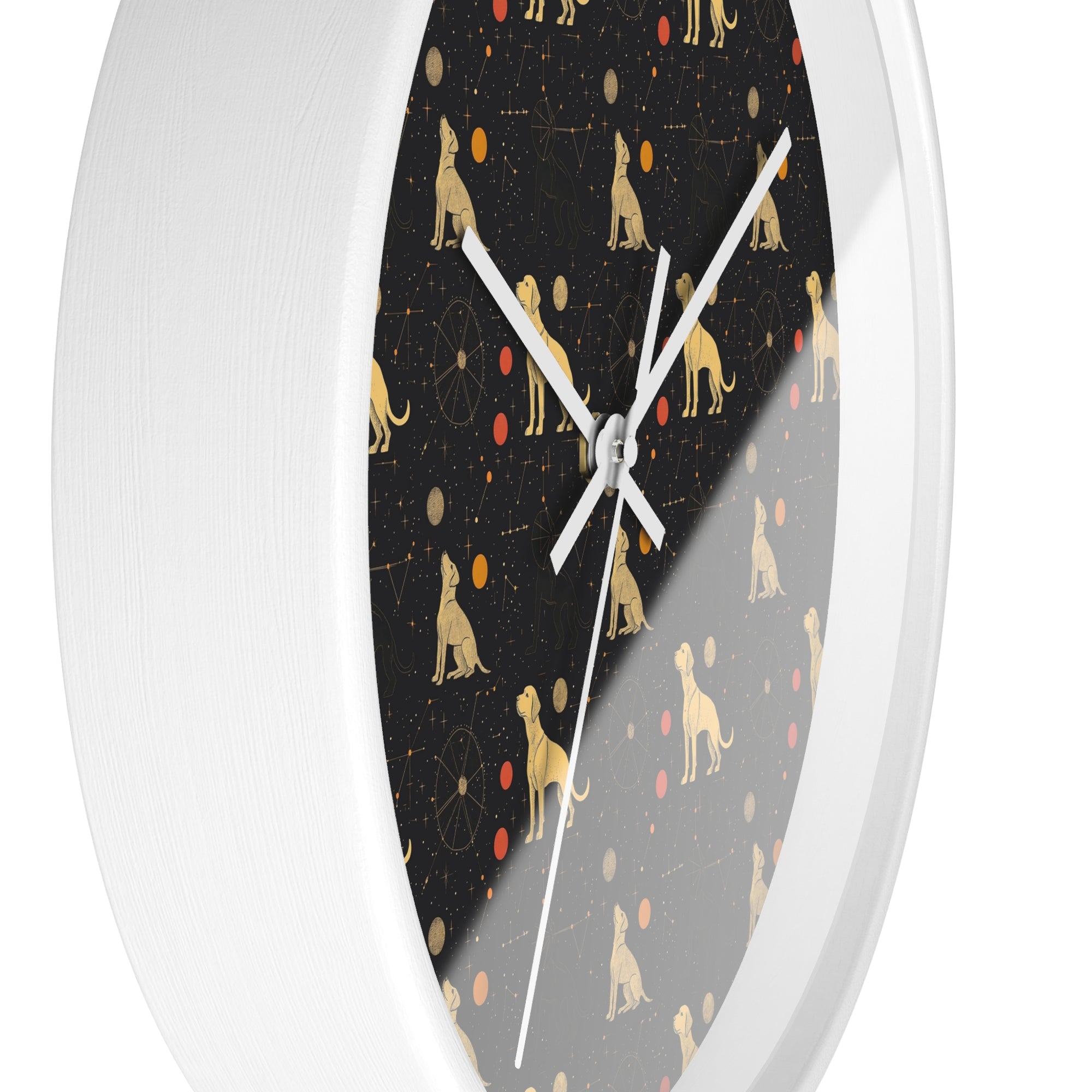 Heavenly Husky Hues Wall Clock