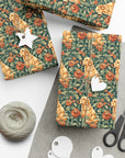 Blooming Goldie Glam Gift Wrap Papers