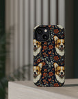 Floofy Corgi Blossom Blast Magnetic Tough Cases