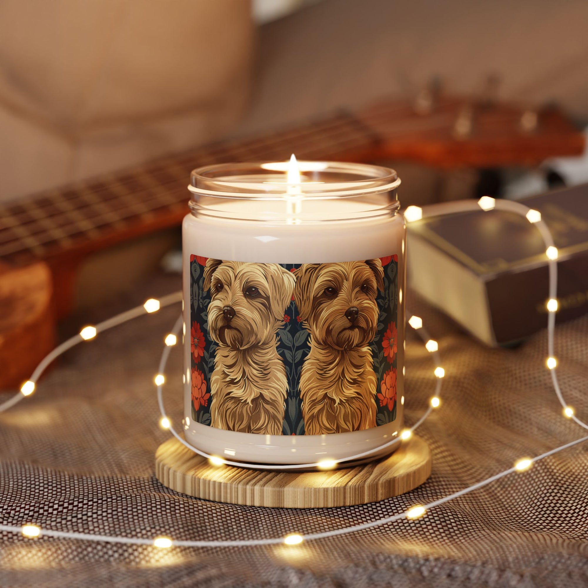 Yorkie Charm Twins Scented Soy Candle