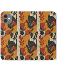 Chic Frenchie Charm Flip Cases