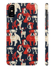 Bulldoggy Bliss Chomper Slim Phone Cases