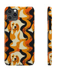 Golden Woof Abstract Glamour Slim Phone Cases