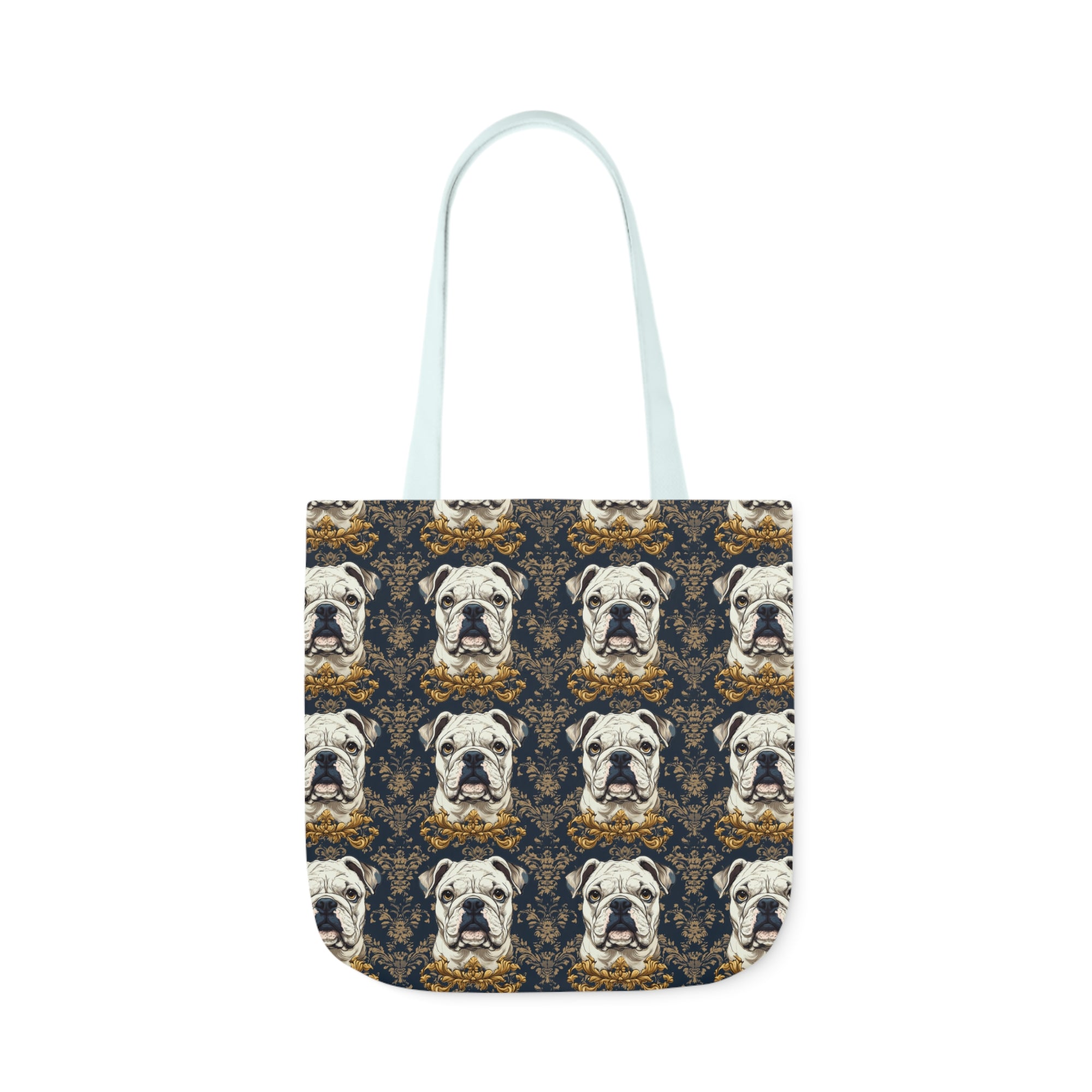 Wildwood Wanderlust Bulldog Canvas Tote Bag