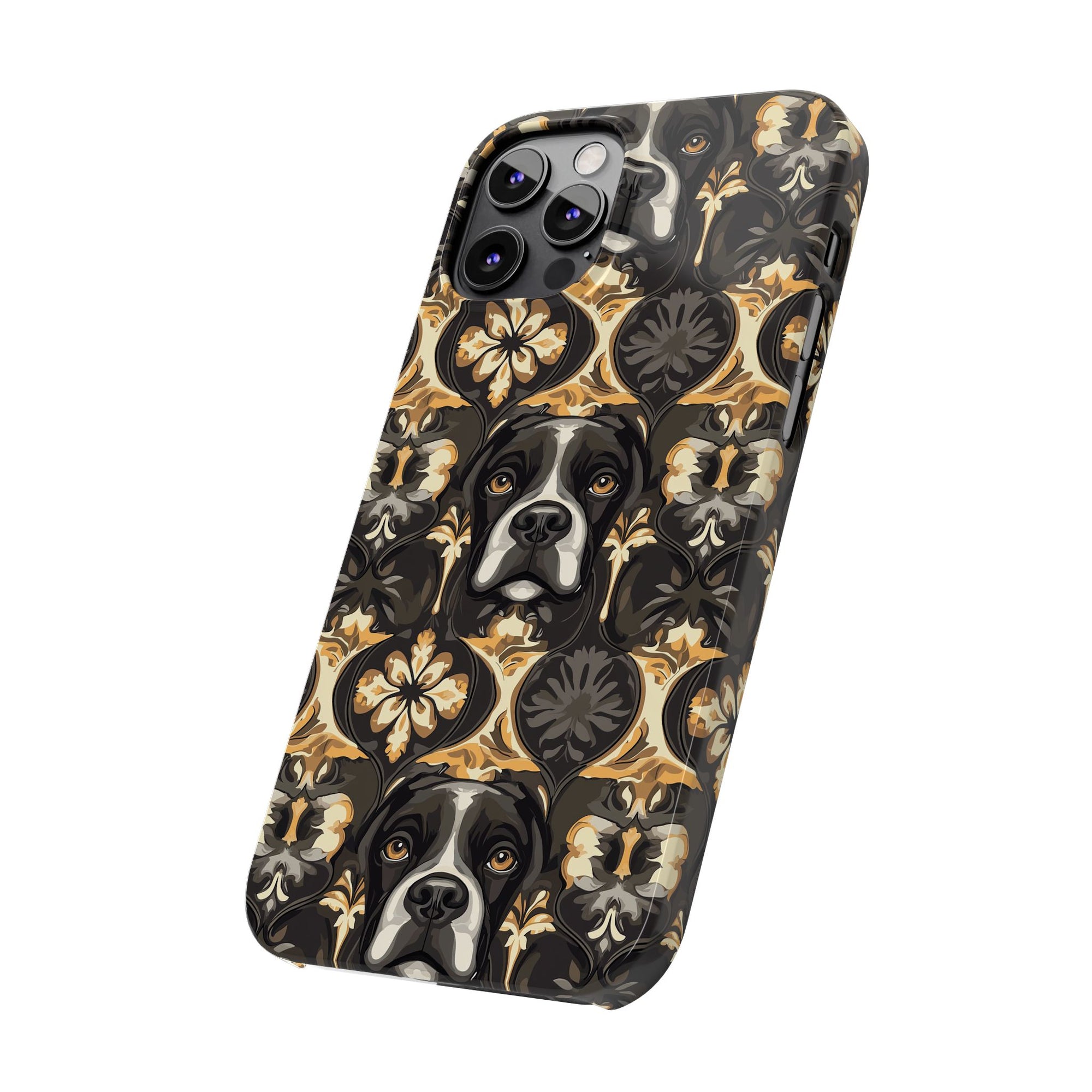 Manor Pup Boxer Royale Slim Phone Cases