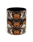 Bloomingly Bulldogistic Bouquet Accent Coffee Mug