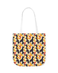 Modern Charm Labrador Chic Canvas Tote Bag