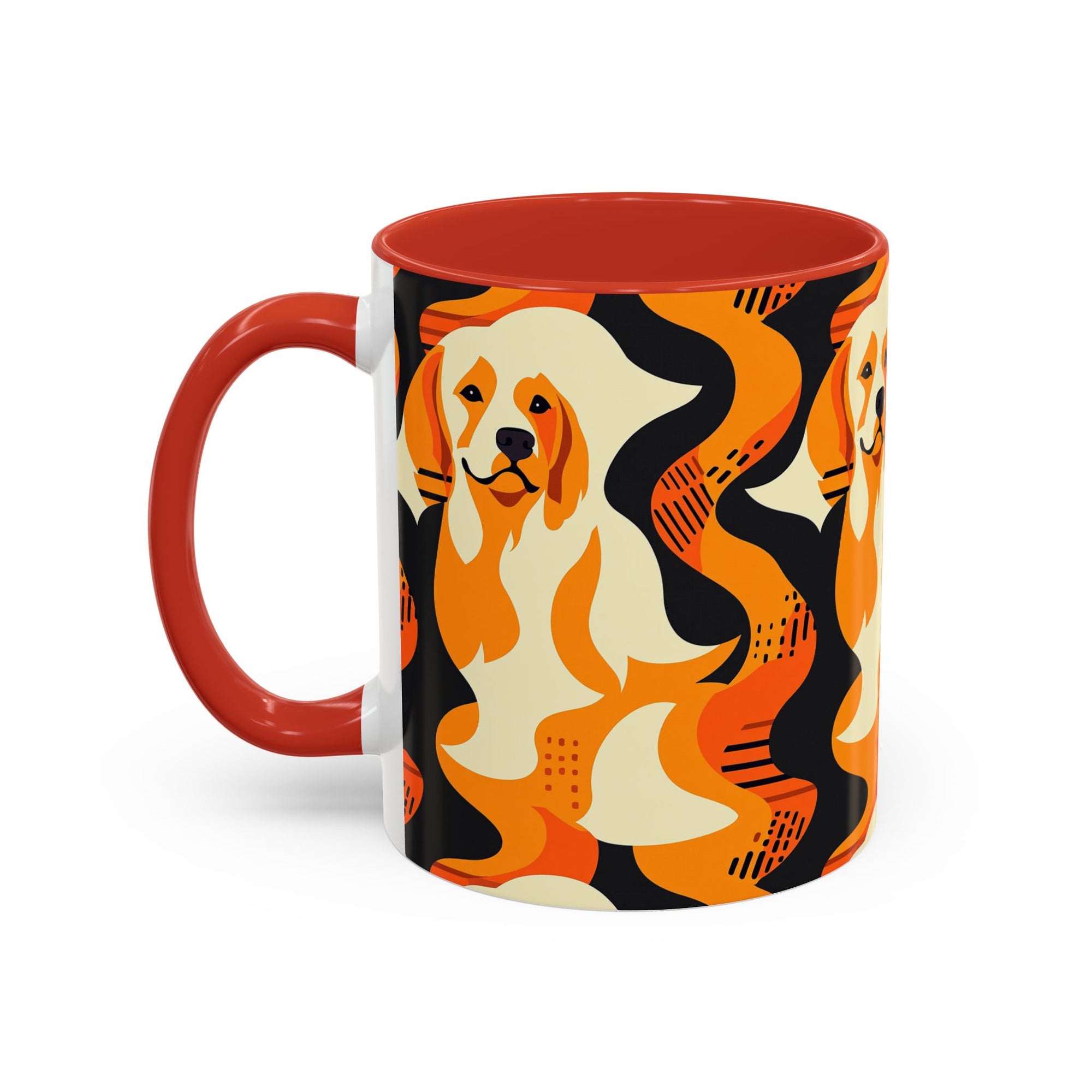 Golden Woof Abstract Glamour Accent Coffee Mug