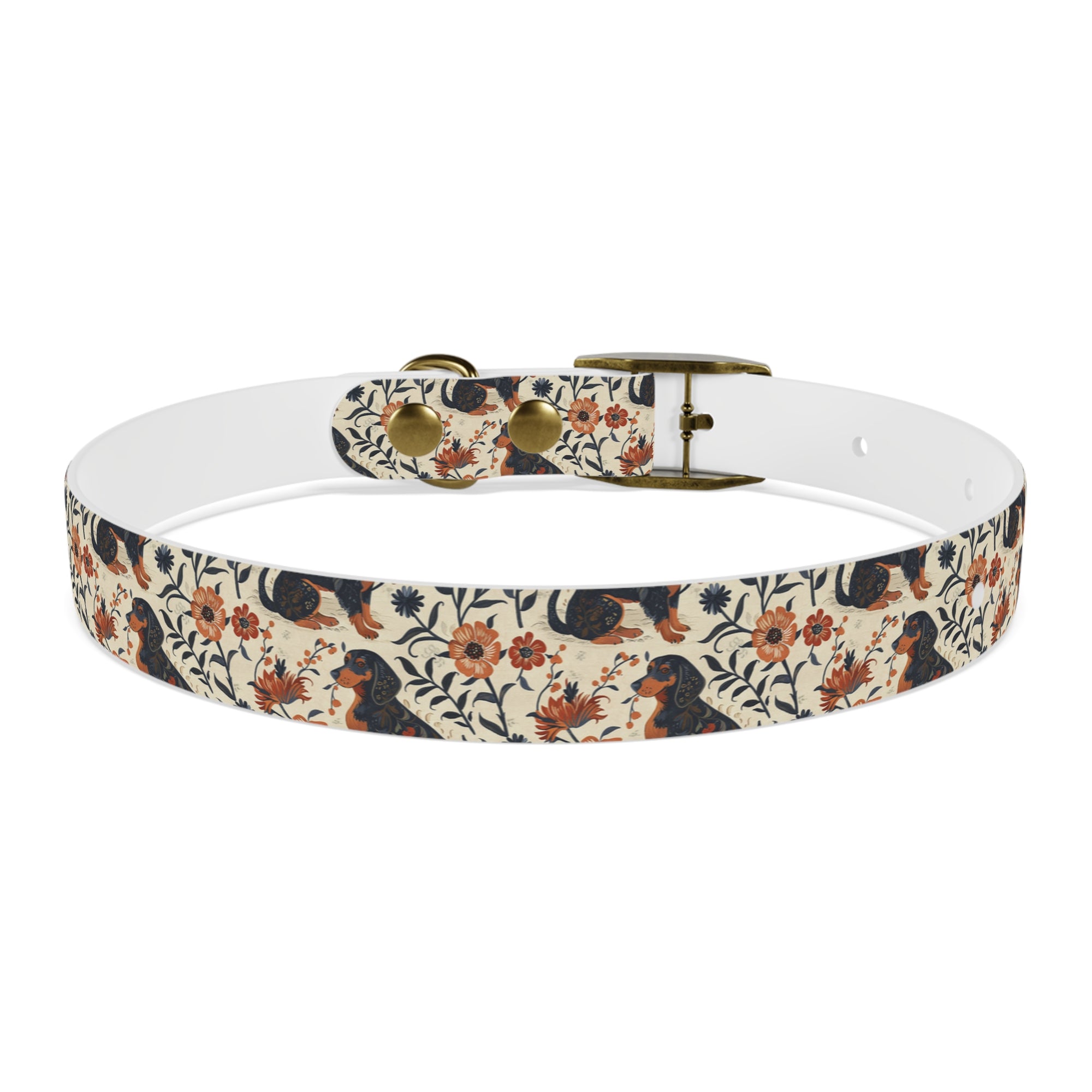 Blossoming Dachshunds Delight Dog Collar