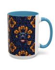 Royal Rottweiler Regalia Accent Coffee Mug