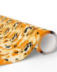 Golden Glitz 'n Glamour Woofwear Wrapping Paper